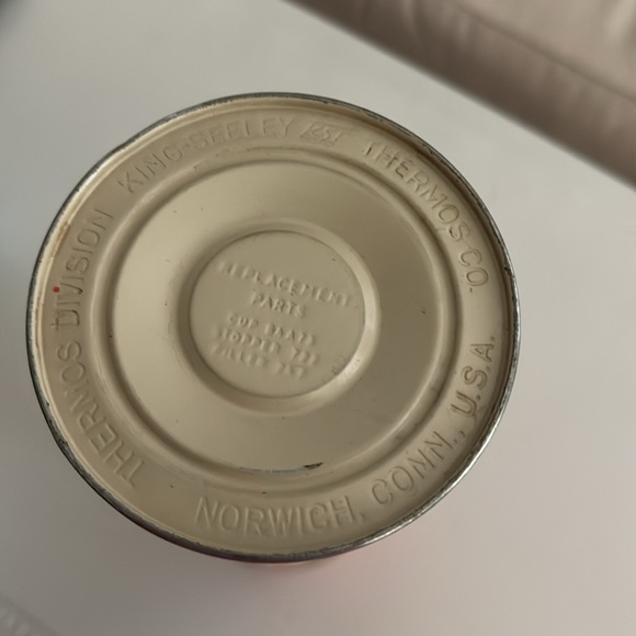 Vintage 80s Dunkin Donuts 13” Metal Thermos - Picture 2 of 12